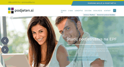 Desktop Screenshot of podjeten.si